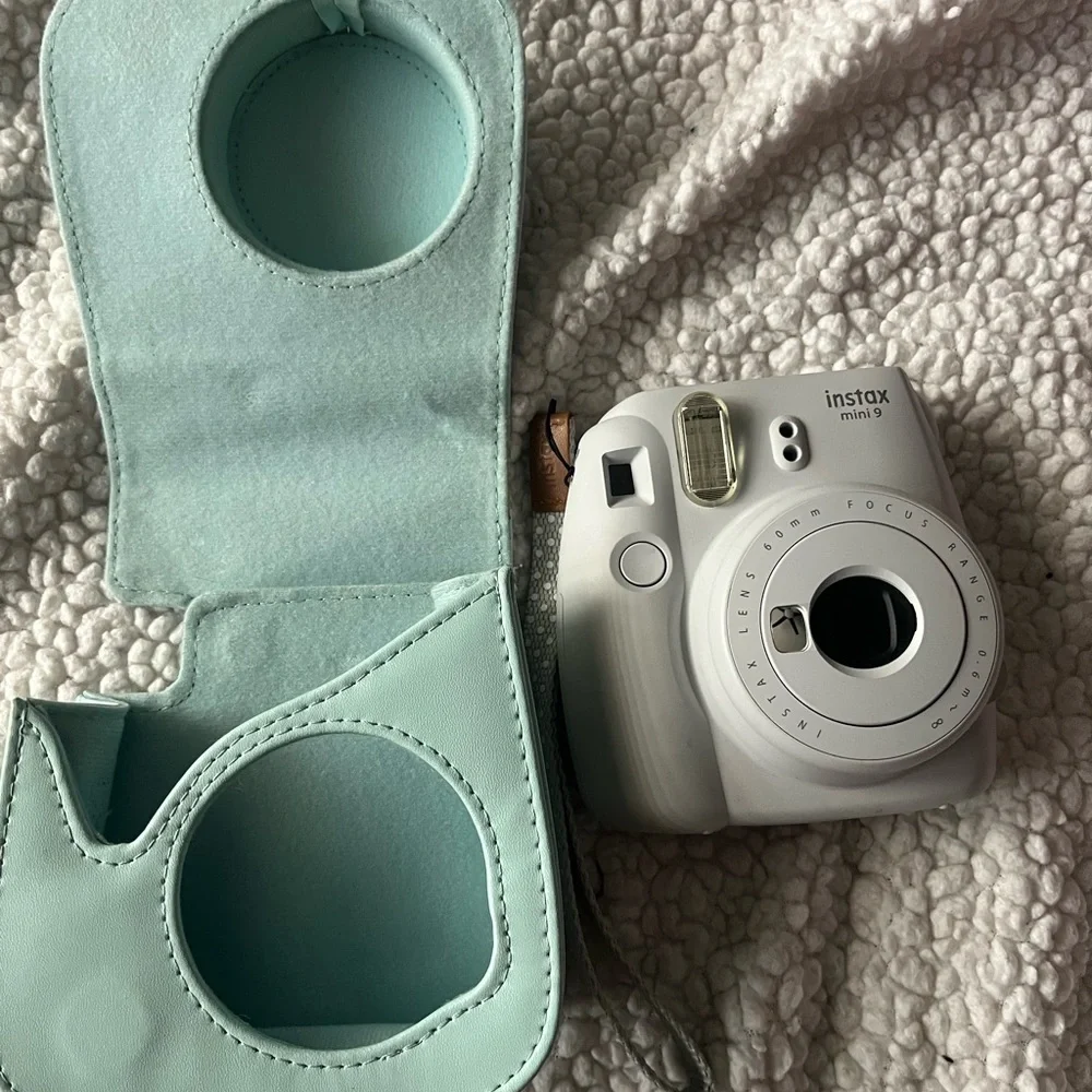 Instax Mini 9 camera and case